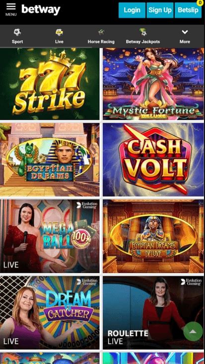 Betway Casino App