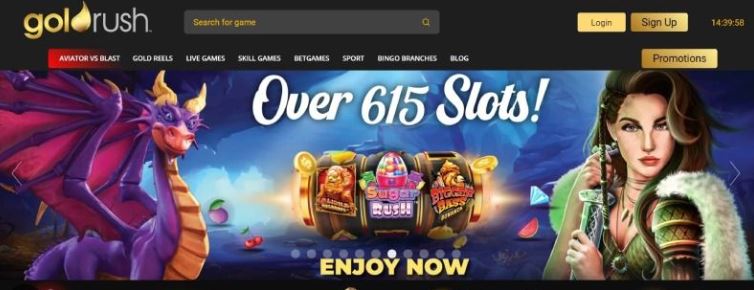 goldrush casino register